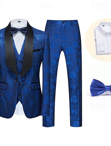  Retro Vintage Rokoko Barock Anzüge & Blazer Gentleman Trauzeugen Herren Maskerade Hochzeit Hochzeitsgast Party / Abend Erwachsene Mantel Hose