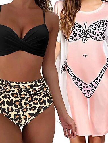  Frauenkörper Bikini Strand-Tuniken 3D Grafik Für Damen Erwachsene St. Patrick's Day 3D-Druck Party