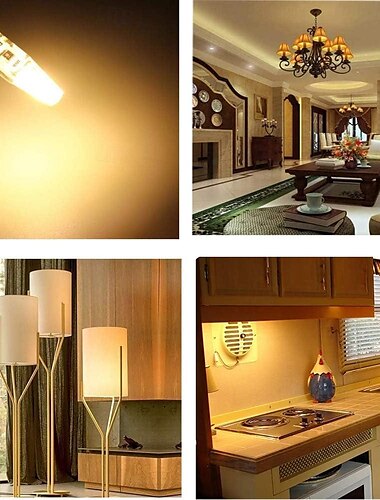  G4 LED Stiftsockel 10er Pack, 2W Bi-Pin Lampen, Ersatz für 20W Halogen, 12V Tageslichtweiß