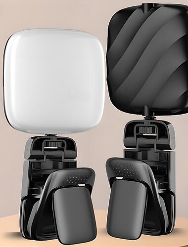  Aufladbares, weiches Selfie-Licht im Taschenformat, tragbarer LED-Lichtclip für Telefonkamera und Laptop, Make-up-Konferenz-Vlog