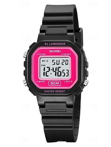  SKMEI niños Digitaluhr Draussen Sport Modisch Lässige Uhr leuchtend Stopuhr Wecker Kalender TPU Beobachten