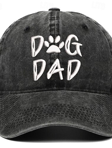  Voor heren Baseballpet Zonnehoed Trucker Hoed Zwart blauw Katoen Geborduurd Modieus Casual Straat Dagelijks Brief Verstelbaar Zonbescherming Ademend