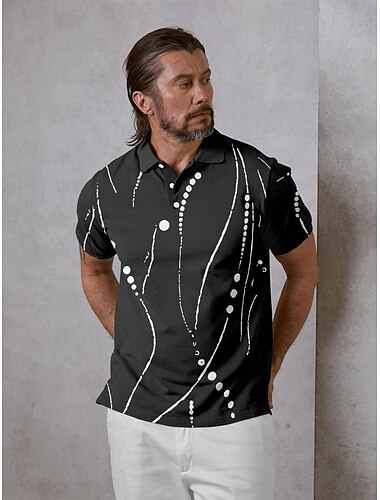  男性用 ポロシャツ ブラック ホワイト ルビーレッド 半袖 トップス ゴルフの服装 服装 ウェア アパレル