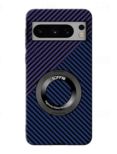 Handy Hülle Handyhüllen Für Google Pixel 8 Pro Pixel 8 Pixel 7 Pixel 7 Pro Rückseite mit Halterung Unterstützt kabelloses Laden Stoßresistent PC Metall