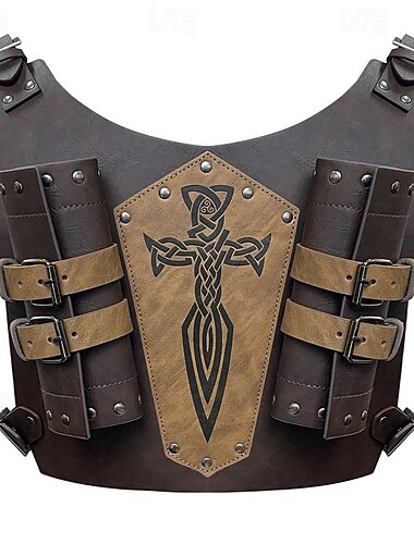  Punk & goottilainen Keskiaika Renessanssi huotra Miekan pidike Miekkasammakko Viikinki Kelttiläinen ritari Naamiaispuku Miesten Naisten Sukupuolineutraali Kelttiläinen Viikinki Karnevaali Naamiaiset