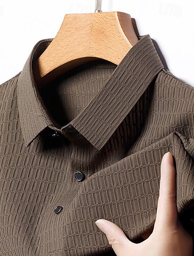  Herren Golfhemd Golfpolo Arbeit Casual Kargen Kurzarm Basic Modern Glatt Taste Frühling Sommer Regular Fit Bohnengrün Schwarz Marinenblau Orange Khaki Dunkelgray Golfhemd