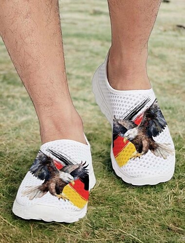  Herren Turnschuhe Schuhe bedrucken Leichte Sohlen Flyknit Schuhe Fitness & Cross Trainingsschuhe Wanderschuhe Sport Brautkleider schlicht Outdoor Täglich Urlaub Gitter Atmungsaktiv Komfortabel