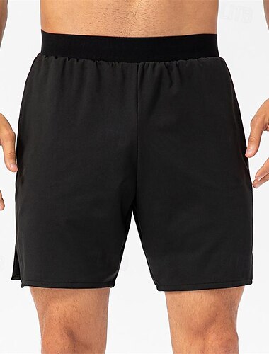  Herren kurze Sporthose Laufshorts kurze hosen Trainingsshorts Sweatshirts Tasche Elastischer Bund Kurze Hose Outdoor Sport & Natur Sportlich Schnelltrocknend Leichtgewichtig Weich Marathon Laufen