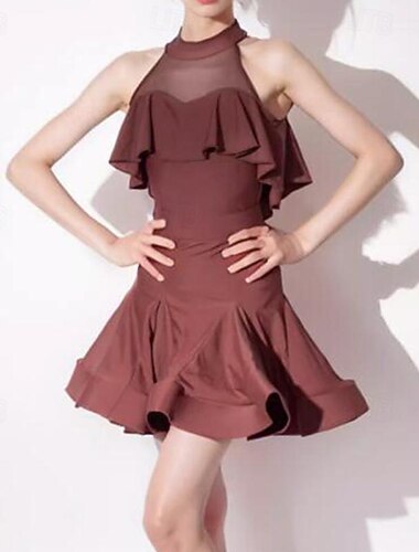  Lasten tanssiasut Hameet Liitos Tyttöjen Suoritus Arki-asut Hihaton Luonnollinen Chinlon