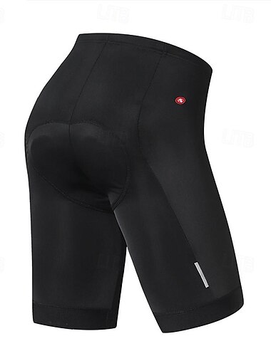  Nuckily 男性用 バイクショーツ パッド入りサイクリングショーツ バイク ショートパンツ パッド入りショーツ スリムフィット スポーツ 高通気性 速乾性 高弾性 快適 ブラック 衣類 サイクルウェア