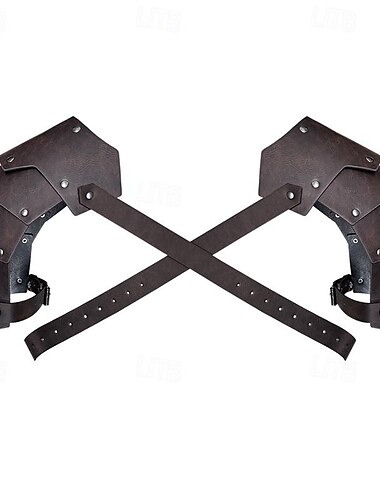  Retro Vintage Mittelalterlich Renaissance Rüstung Nachthemd Schulterpanzer Ren Faire Wikinger Outlander Herren Vikinger Karneval Maskerade Leistung Party / Abend Bühne Erwachsene Schulterpanzer