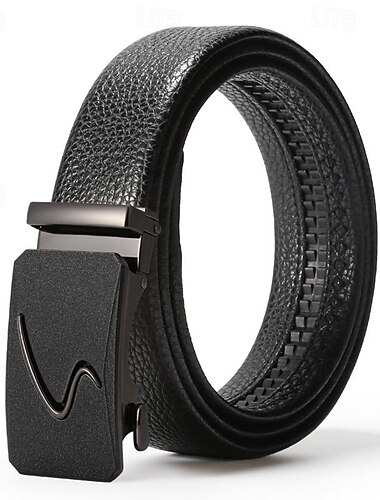  Herren Gürtel Hüftgurt Silber Schwarz Aleación Langlebig Einstellbar Glatt Outdoor Täglich