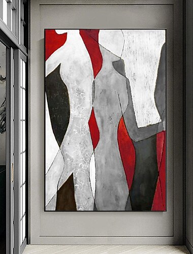  afrikanische Kunst Ölgemälde handgemachte Minimalismus abstrakte Leinwand Malerei Wand Kunst ethnische Malerei schwarz und weiß Kunst Malerei für Wohnzimmer schwarze Malerei Loft afrikanische Kunst