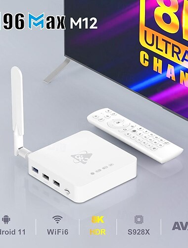  Android 11 وما فوق صندوق تليفزيون منفذ المصنع H96 MAX S928X M12 8 كيلو 8 كيلو اللحاء A55 4GB 8GB 128GB 64GB 32GB