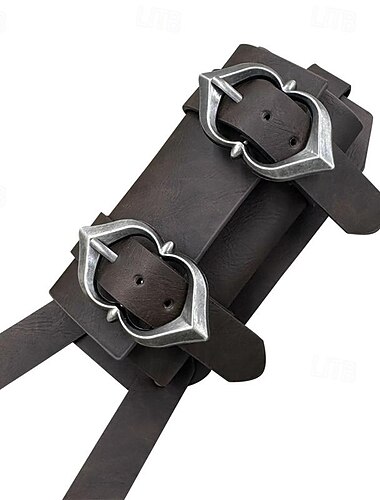  Punk og gotisk Kostymer i middelalderstil Renessanse Slire Sverdholder Sverdfrosk Ren Faire Viking Keltisk ridder Herre Dame Unisex Pirat Karneval Maskerade Maskerade Renessansemesse LARP Voksne