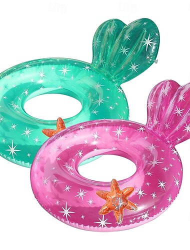  Jeux d'Eau Jouets Gonflables de Piscine Non Toxique Motif géométrique PVC Thème plage Famille Extérieur Eté 2 pcs Tous Adulte