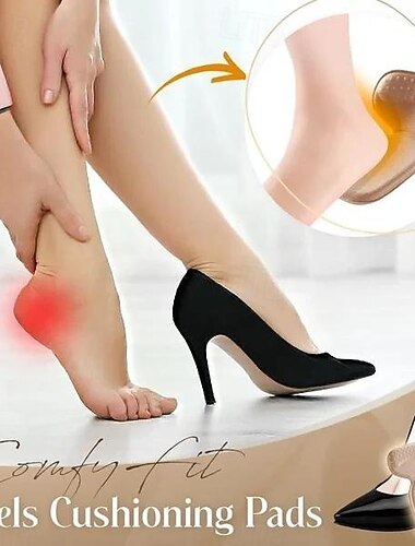  comodi cuscinetti ammortizzanti per i talloni (coppie), impugnature per il tallone protezioni per i cuscini cuscinetti per scarpe vestibilità e comfort solette autoadesive cura dei piedi che prevengono sfregamenti e vesciche