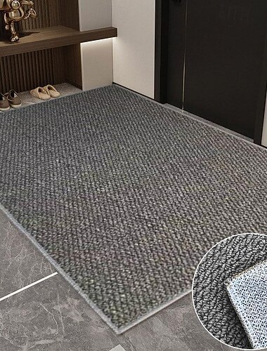  Tapis anti-rayures pour animaux de compagnie, antidérapant, imitation sisal, pour porte d'entrée, porche, simple, avancé, pour salon de thé, étude