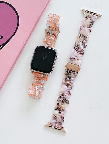  Sportovní značka Kompatibilní s Řemínek k hodinkám Apple Watch 38 mm 40 mm 41 mm 42 mm 44 mm 45 mm 49 mm Kovová spona Nastavitelný Pryskyřice Náhradní pásek na hodinky pro iwatch Ultra 2 Series 9 8 7