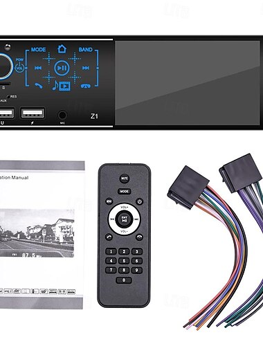  新モデル 4.1 インチ シングル 1 DIN カー ミュージック システム MP5 ラジオ ビデオ プレーヤー Wince カー ステレオ (BT、FM、SD、USB、AUX 付き)