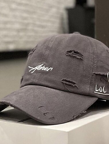  Damen Hut Cap Basecap Tragbar Sonnenschutz Atmungsaktiv Strasse Täglich Wochenende Stickerei Buchstabe