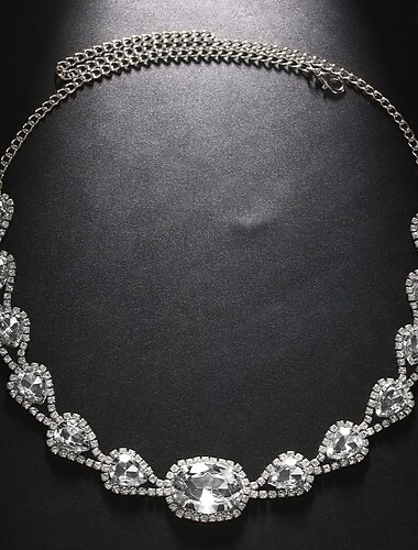  Kopf Kette Strass Hochzeit Strand Klassisch Hochzeit Mit Strass Kristall Verzierung Kopfschmuck Kopfbedeckung