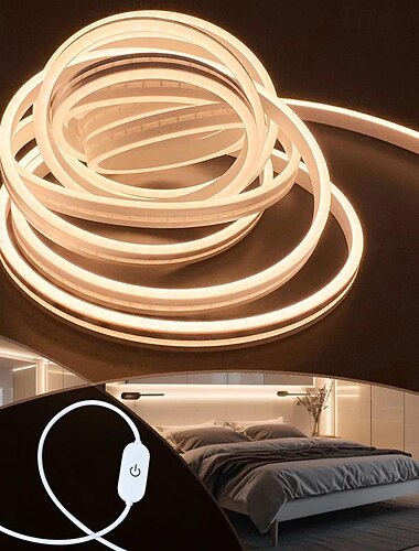  1m 2m 3M Flexible LED-Lichtstreifen 120 LEDs Warmweiß LED-Streifenlicht USB USB-betrieben