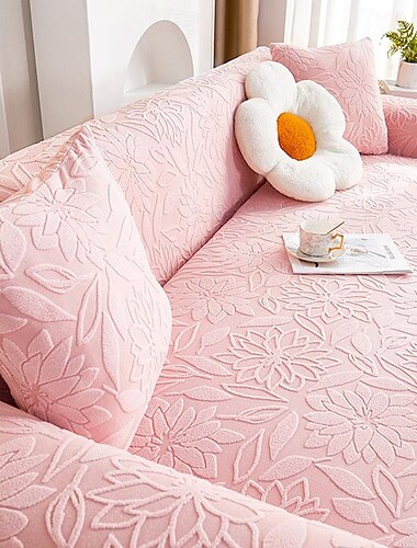  Elastischer Sofabezug aus Jacquard-Samt, All-Inclusive-Universalbezug, vier Jahreszeiten, universell, neu 2024, kratzfest und staubdicht, Sofabezug