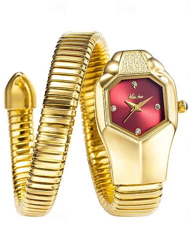  Misfox γυναικείο ρολόι χαλαζία δημιουργική μόδας casual ρολόι χειρός αδιάβροχη διακόσμηση ρολόι από ανοξείδωτο ατσάλι