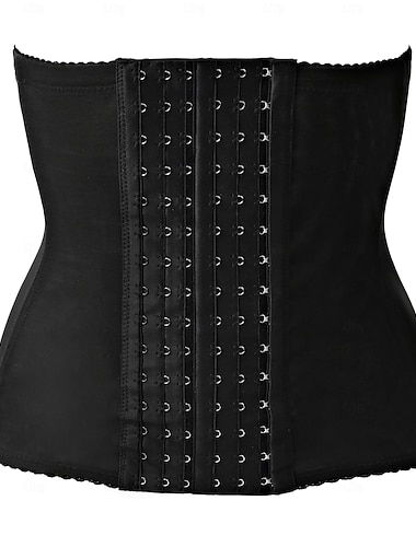  Damen Formende Unterwäsche Schwitzgürtel Lässig Einfarbig Elastischer Bund Täglich Ärmellos Schwarz Beige Sommer Frühling Herbst Winter Schlank