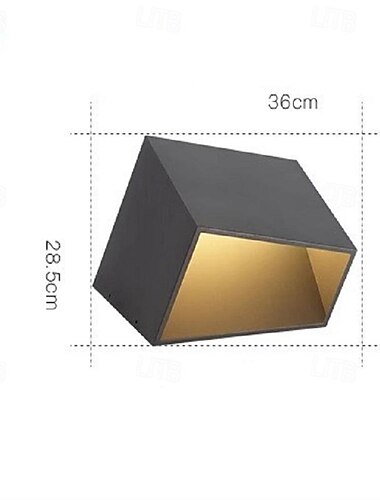  LED-Außenwandleuchten warmweiß 35/48 cm unregelmäßiges Edelstahl-Rasenlicht moderne wasserdichte IP65-Vorrichtung minimalistische Hofterrasse Gartenveranda-Dekor-Säulenlampe 3000 K