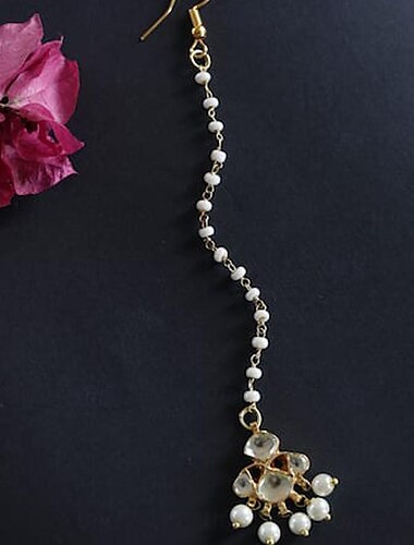  Kopf Kette Perlen Hochzeit Kirche Hochzeit Mit Perle Quaste Kopfschmuck Kopfbedeckung