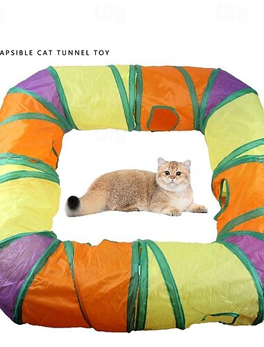  Διαδραστικό παιχνίδι Σήραγγες Παιχνίδι Catnip με Τηλεσκοπικό Ανθεκτικό Άσκηση για κατοικίδια Απελευθερώνοντας την πίεση Εκπαίδευση για κατοικίδια για Γάτες Γατάκι Εσωτερικό Για Υπαίθρια Χρήση