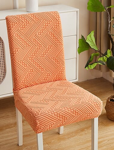  potah na jídelní židle s vysokým opěradlem potah na jídelní židli elegantní a ochranný design měkká a roztažitelná látka chrání židle před politím a skvrnami - ideální pro použití v domácnosti a restauraci