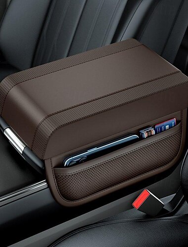  Premium-Memory-Foam-Armlehnenkissen fürs Auto mit Aufbewahrungstasche, höhenverstärkende Ellenbogenstütze, verbesserter Komfort, Memory-Foam-Sitzkissen, Memory-Foam-Autositzkissen
