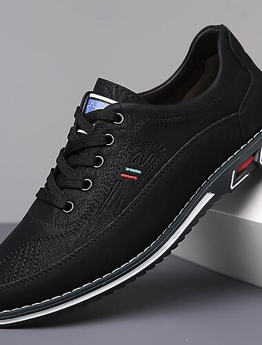  Herren Outdoor Stickerei Abendschuhe Übergrössen Komfort Schuhe Wanderschuhe Brautkleider schlicht Chinoiserie Britisch Täglich Party & Abend PU Leder Warm Stiefeletten / Stiefeletten Schnürsenkel