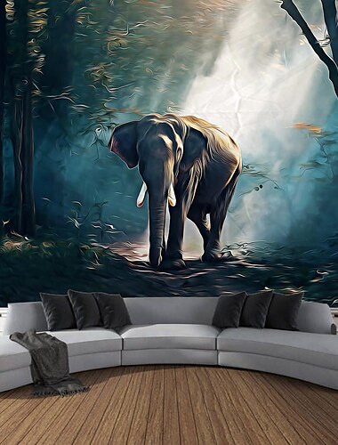  peisaj naturii mesteacăni agățat tapiserie artă de perete tapiserie mare decor mural fotografie fundal pătură perdea acasă dormitor living decor