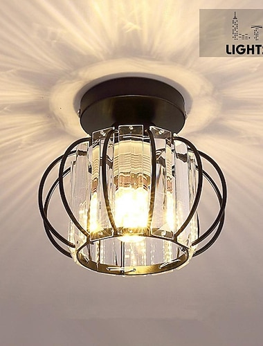  l.tライト LED シーリングライト 工業用ケージスタイル シャンデリア フラッシュマウントライト 金属 モダンスタイル 塗装仕上げ 廊下用天井ランプ 110-240v