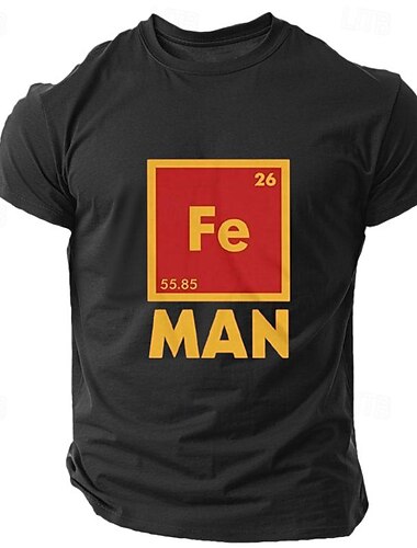  Men's Funny Letter Print T Shirt Tee Top 100% Cotton Short Sleeve Graphic Shirt Black Dark Grey Army Green Comfortable Tee Street Sports Outdoor Fashion Designer Clothing