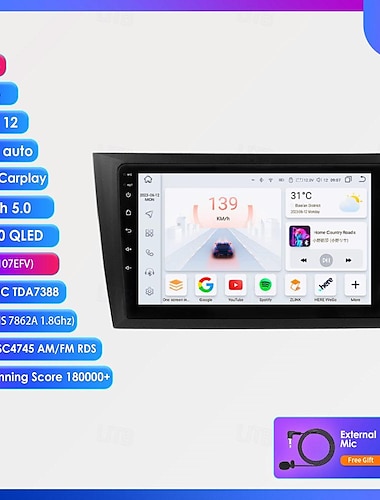  Android 12 для VW Volkswagen Golf 6 2008-2016 автомагнитола мультимедийный видеоплеер навигация GPS