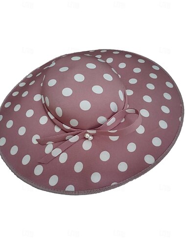  Hüte Faser Bowler / Glockenhut Sonnenhut Zylinderhut Hochzeit Teeparty elegant süß mit Schleife gepunktet Kopfbedeckung Kopfbedeckung