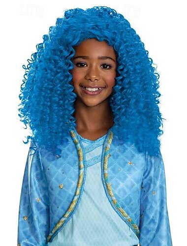  descendants 4 chloe κοστούμι περούκα για κορίτσια Halloween cosplay party περούκες