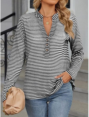  Damen Bluse stylisch modern Langarm V-Ausschnitt Arbeit schwarz rosa grün dunkelgrau Frühling Herbst Winter