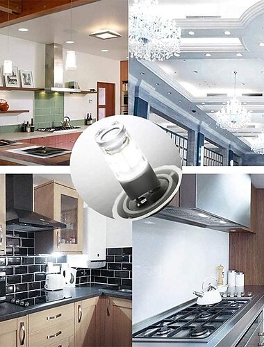  LED-Bi-Pin-G8-Sockel Gy8.6-Glühbirne AC 110 V 120 V für Unterschrankbeleuchtung, Unterbaubeleuchtung in der Küche, 5 Stück