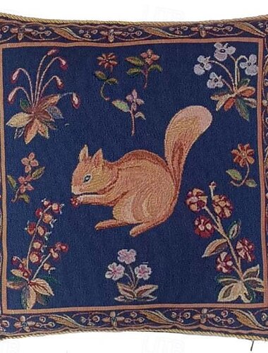 Jacquard-Kissen, Bruder Bailin Aubusson, garngefärbtes Brokat-Sofakissen