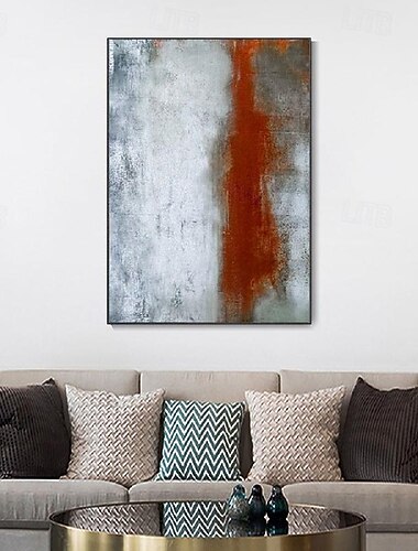  peinture abstraite faite à la main peinture à l'huile marron blanc peinture abstraite faite à la main peinture sur toile peinture texturée abstraite moderne peinte à la main pour décoration murale de