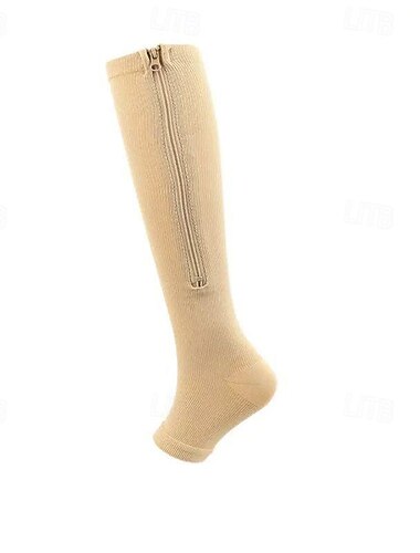  Kompressionsstrümpfe Sportsocken laufsocken 1 Paar Grundlegend Damen Röhrensocken Atmungsaktiv Schweißableitend Komfortabel Fitnesstraining Fussball Laufen Joggen Radsport Sport Farbblock Polyester