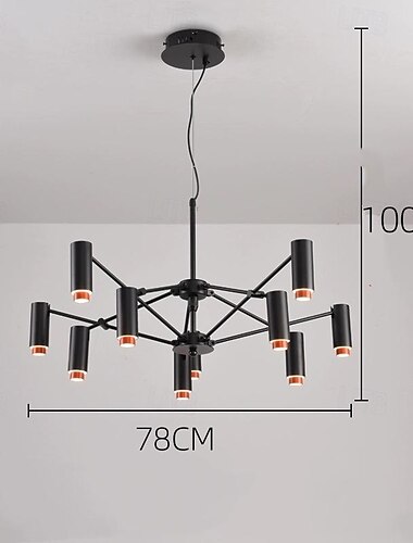  LED Pendelleuchte 10/16 Köpfe nordisches Design moderne schlichte amerikanische Licht Luxus Bar Beleuchtung kreatives Netz rot lange Wohnzimmer Restaurant Lampen
