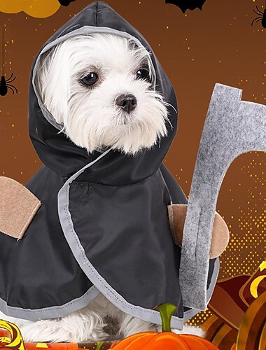  Hunde Halloweenkostüm Cosplay Teufel Kuschelig Lustig Weich Halloween Karneval Party Kleidungs-Outfits für Hundewelpen