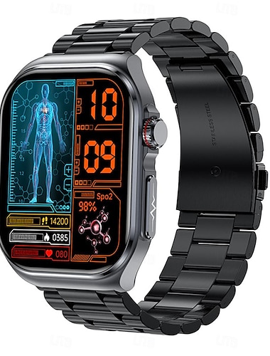  et 585 smartwatch 2,04 calowy ekran monitorowanie ekg jednym kliknięciem inteligentne mikro badanie bluetooth połączenie smartwatch